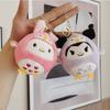 Adorable Japanese Style Owl Plush Toy Keychain Soft Pp Cotton 15cm Cute Gift