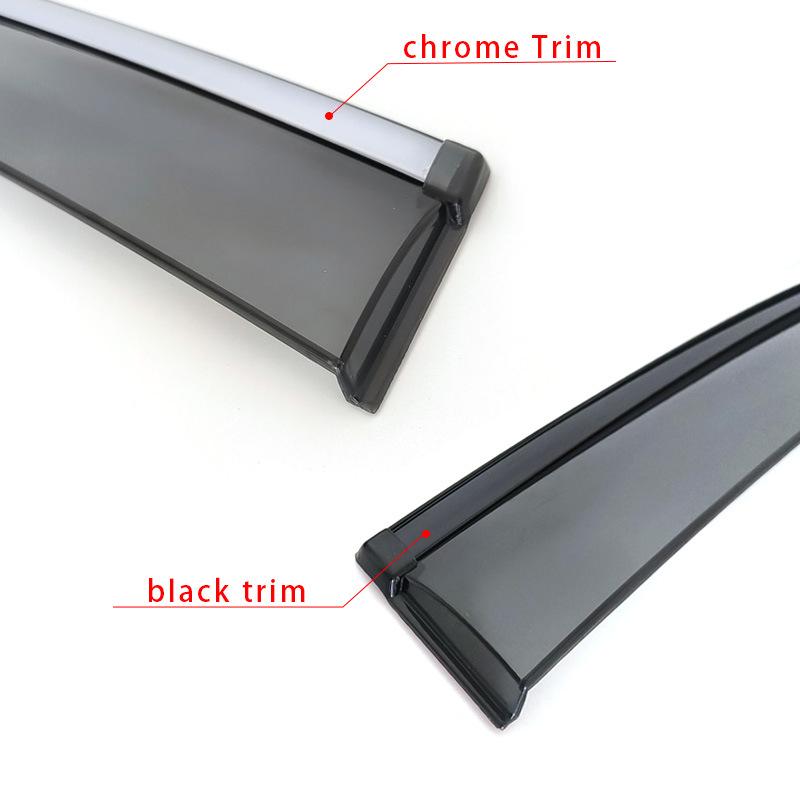 Yaris Cross Rain & Sun Visors (2020-2025) - XP210 Rainproof Eyebrows & Window Deflectors