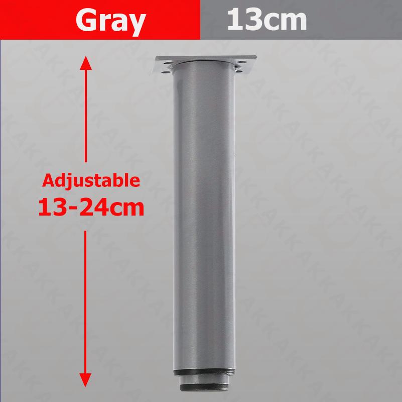 

KAK Black Furniture Legs Adjustable Height Carbon Steel Table Feet Sofa Bed Leg Replacement 1000KG Heavy Duty Furniture Hardware