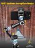 AOCHUAN Smartphone Gimbal Stabilizer Kit with OLED Focus and RGB Light for Video Professional Gimbal for iPhone 15 and Android X Pro Combo 3-Axis