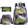 Monster Concert My Singing Monsters Three-Piece Schoolbag Backpack Large Capacity Student Schoolbag