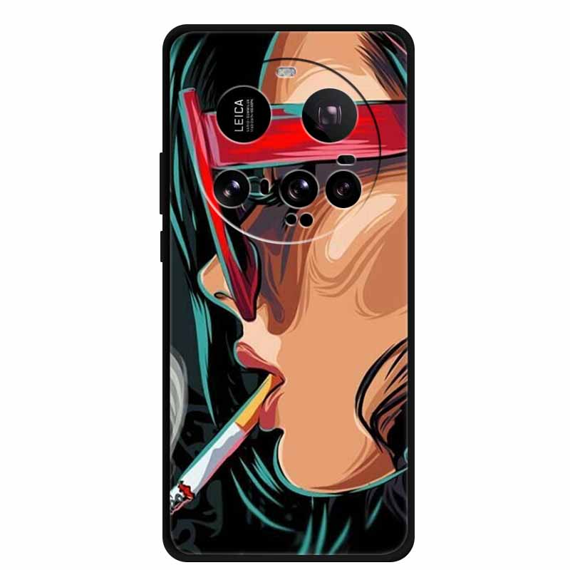 For Xiaomi 15 Ultra 5G Cases Bumper Black Silicone TPU Fashion Back Cover Cases For Xiaomi 15 Ultra 5G Protective Coque 15 Ultra