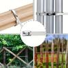 20/300Pcs Metal Zip Ties Secure Self-Locking Mechanism Stainless Steel Cable Ties for Exhaust Wrap Garage Outdoor Fastener
