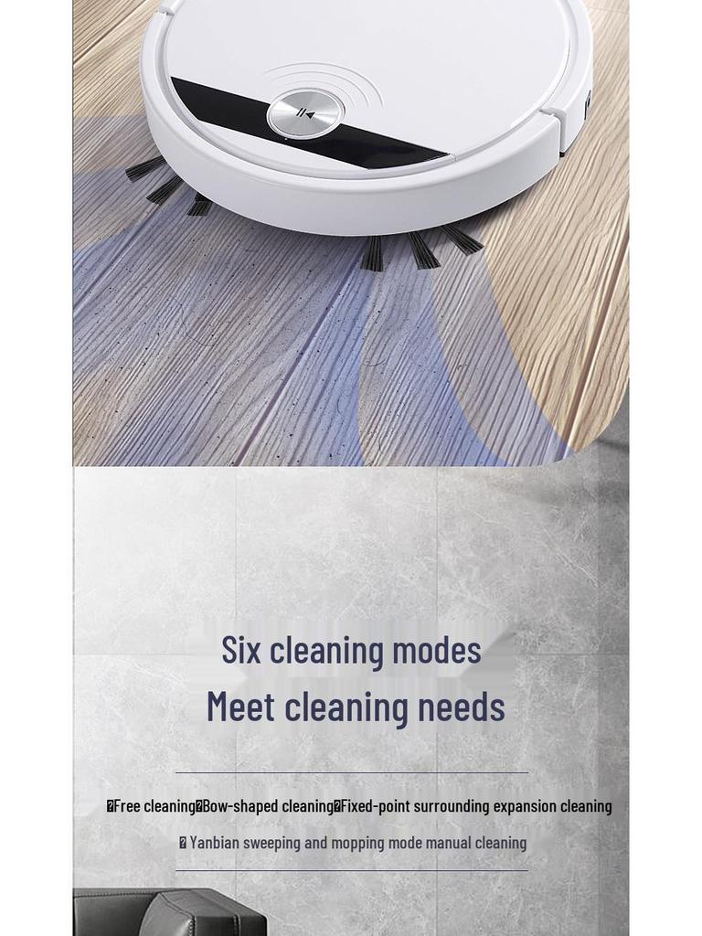 Smart 3-in-1 Robot Vacuum: Suction, Sweep & Mop with Remote Control and Water Tank