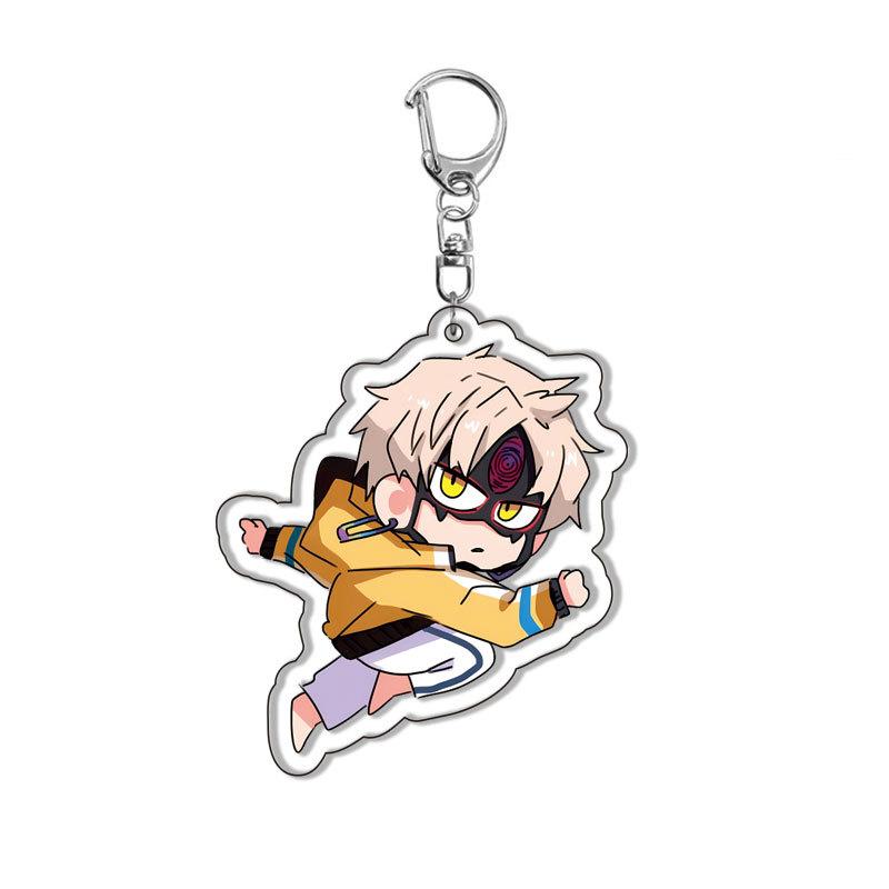 Anime Key Ring Acrylic Key Ring Cute Pendant Layered Design Dang Dang Ready Stock Dropshipping One Piece Available