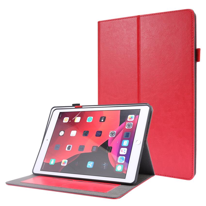Para ipad 10.2/10.5/air1/2/mini1/2/3/4/5/ipad 5/6/7/8/9/ipad 9.7 ultra-fino flip capa tablet caso cavalo louco padrão suporte caso