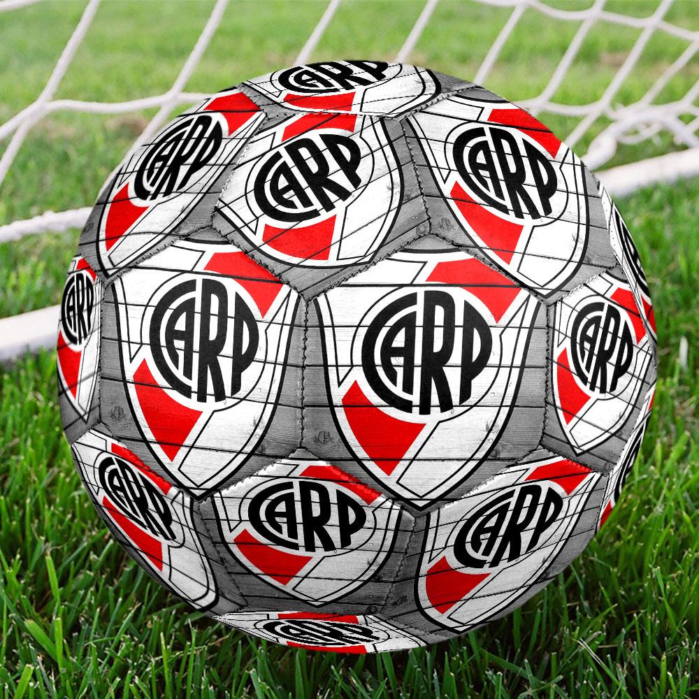 Club Atlético River Platefootball clubIndoor Size 5 Soccer Ball Colorful Machine Stitched PVC Competition Ready Durable High-Bounce