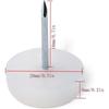 150Pcs 20mm Nylon Furniture Sliders Nail On Chair Leg Floor Protectors Nail with
