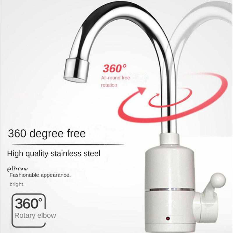 Instant Hot Water Heater Tap Fast Instantaneous Thermostat for Water Heater 3000w Electrical Faucet Temperature Display