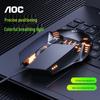 AOC MS120 Wired Illuminated USB Mouse with Mouse Pad
