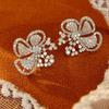 Beautiful Flower Stud Earrings Dazzling Cubic Zircon Gentle Wedding Jewelry for Lady Graceful Accessories for Engagement