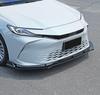 Zestaw Karoserii Przedni i Tylny do Toyoty Camry Model 24: Zawiera przedni splitter, tylny dyfuzor, progi boczne, górny spoiler, tylny spoiler oraz żaluzje