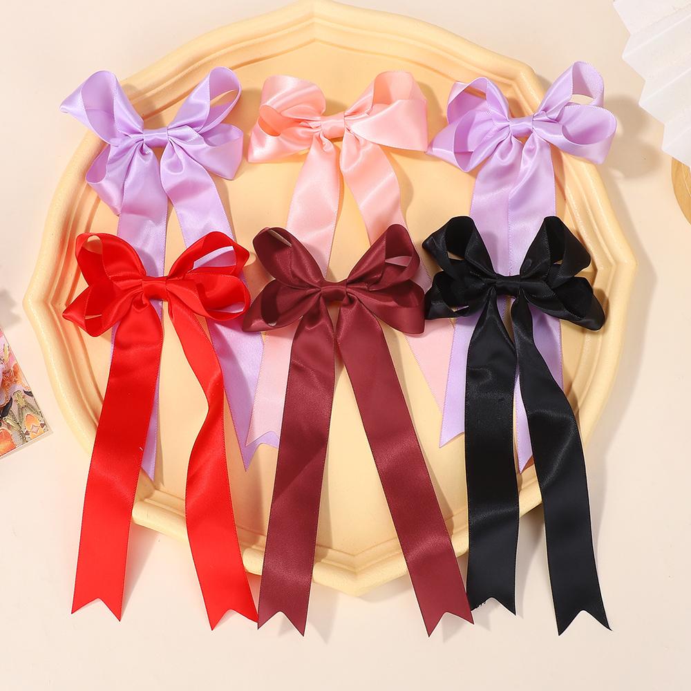 

20 шт./набор Случайный цвет Тканевые Заколки для волос для Женщин Девочек Лента Черный Белый Бант Верхняя Заколка Хвост Заколка для волос Женский Аксессуар для волос