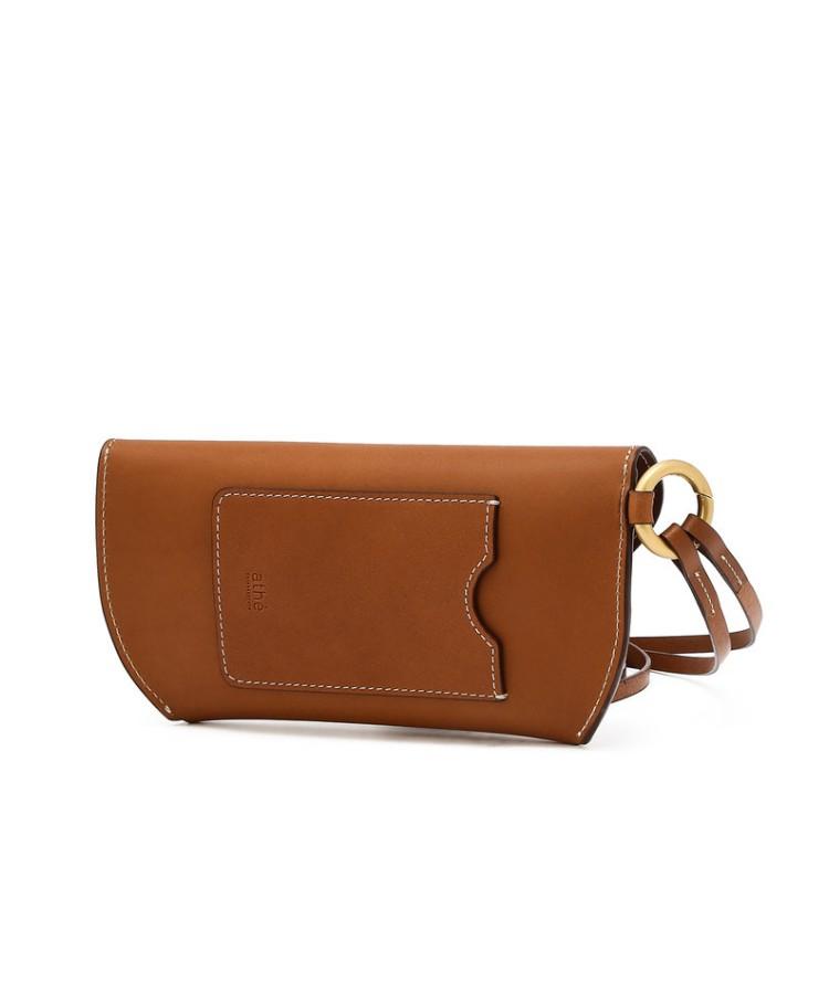 Attebanesabeuluno [Selle] Selle Brown Snap Sunglasses Case Aaho6E200W2