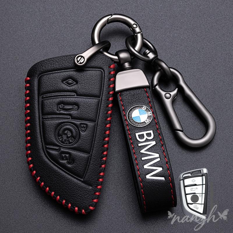 Fashion Keychain Leather Car Key Case Cover For BMW 7 Series X1 X3 X4 X5 F15 X6 F16 520 525 G30 G11 F48 F39 f30 118i 218i xksh32