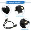 1 Pc Crankshaft Position Sensor for Mitsubishi Galant 3.8 2004-2006 Sturdy Metal Plastic Black Engine Crank CKP Sensor