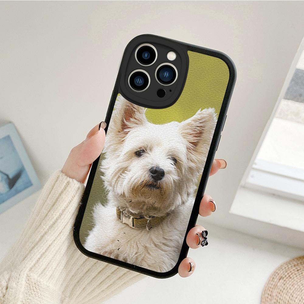 

Чехол для телефона West Highland Terrier Westie для iPhone 13 12 11 14 Pro MAX MiNi 7 8 14 Plus XS XR 13 Pro Защитные чехлы из овчины iphone 14 Promax