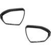 for Hyundai Santa Cruz Car Mirror Rain Eyebrow Cover Carbon Fiber Style Trim Frame Accessories Decor 2022 2023 2024 2025 2pcs
