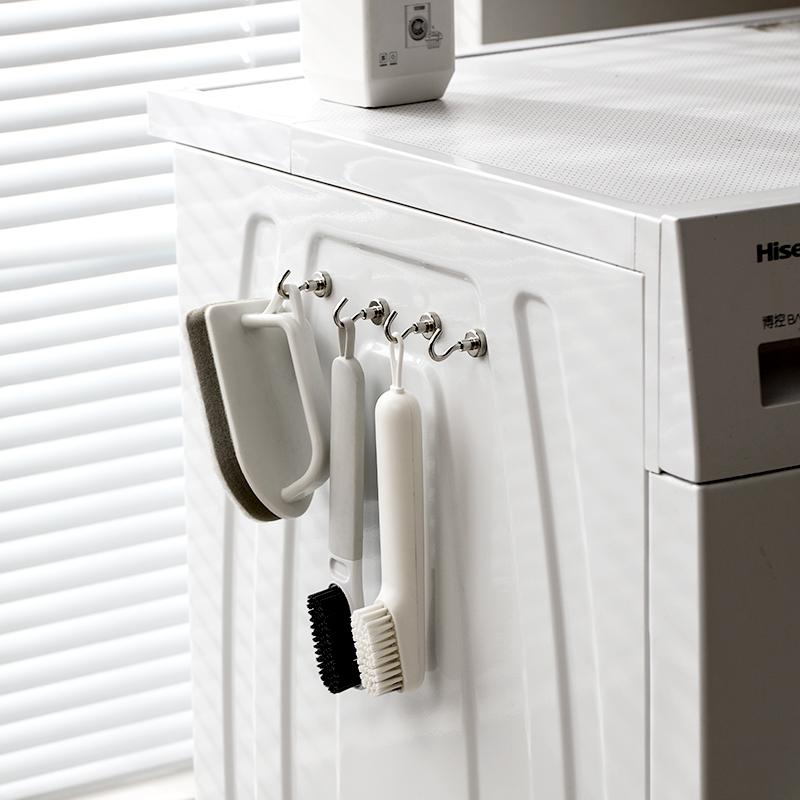 5 STÜCKE Starker Magnet Magnetische Haken Bohrfreie Aufbewahrung für Tür Kühlschrank Badezimmer Magnetische Kreative Aufbewahrungshaken