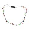 86cm Christmas Light Necklace Xmas Bulb Necklaces Holiday Costume Accessories for Festival Celebration Birthday Wedding Stage