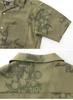 NANGA Saru Shirt N2500-1J600C Men's Short Sleeve Open Collar Floral Print M KHA Khaki
