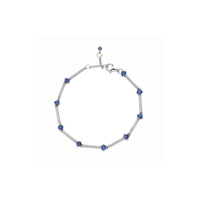 Pandora Funkelndes Pavé Pave 925 Silber Kette Armband Damen Silber 599217C01