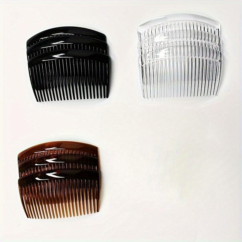  Pettine per Capelli Semplice a 23 Denti Pettine Laterali per Capelli alla Francese Pettine Antiscivolo per Capelli Accessori per lo Styling dei Capelli per Donne Ragazze