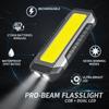 LED COB Work Light 2×18650 Camping Torch Light Magnetic Flashlight  Outdoor Night Lighting