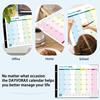 2026 Large English Calendar, 18 Month Wall And Desk Planner