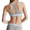 Calvin Klein Sutien Solid cu Decolteu în V Femei Lenjerie de Corp Gri QF1654-020