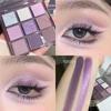 Chocolate Warm Brown Eyeshadow Nine-Color Eyeshadow Disc Matte Orange Brown Earth Pearl Flash Jiugongge