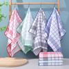 12-1pcs Absorbent Non Shedding Dishcloths, Size 40 X 60Cm, Quick Cleaning,for Coffee Machines, Kitchen Cloths, Checkered and Checkered Kitchen Cloths