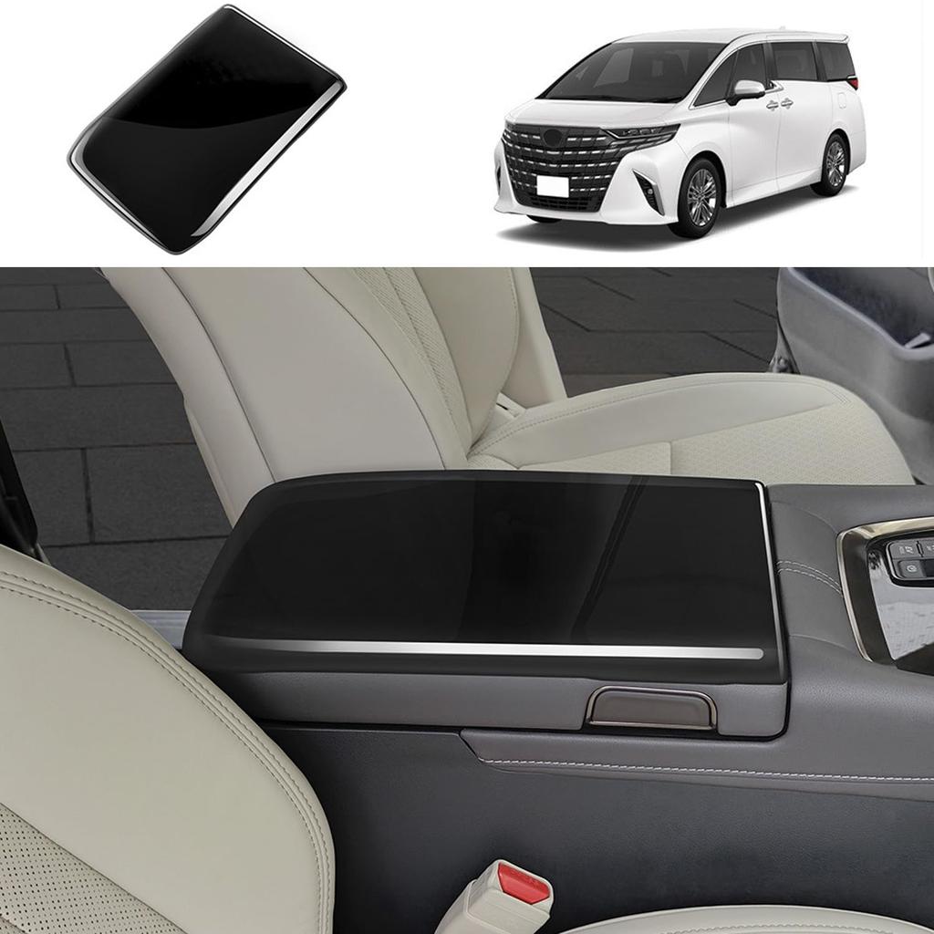 YOFAMO Armrest Cover for Toyota New Alphard 40 Series Vellfire 40 Car Armrest Armrest Noah Console Box Custom Protective Scratch ABS Easy Installation