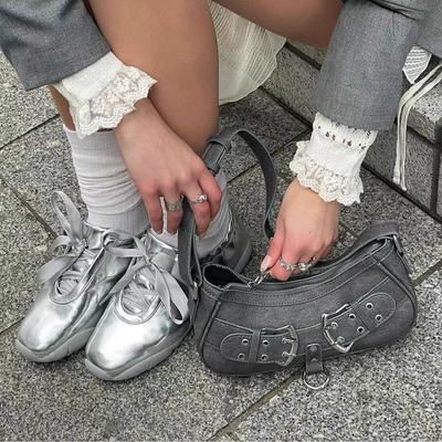 Frühlings-Riemchen-Damen-Ballerinas Elegante Schuhe mit runder Zehenpartie Damen Komfort Streetstyle Weiche Sohle Ballerinas Schuhe