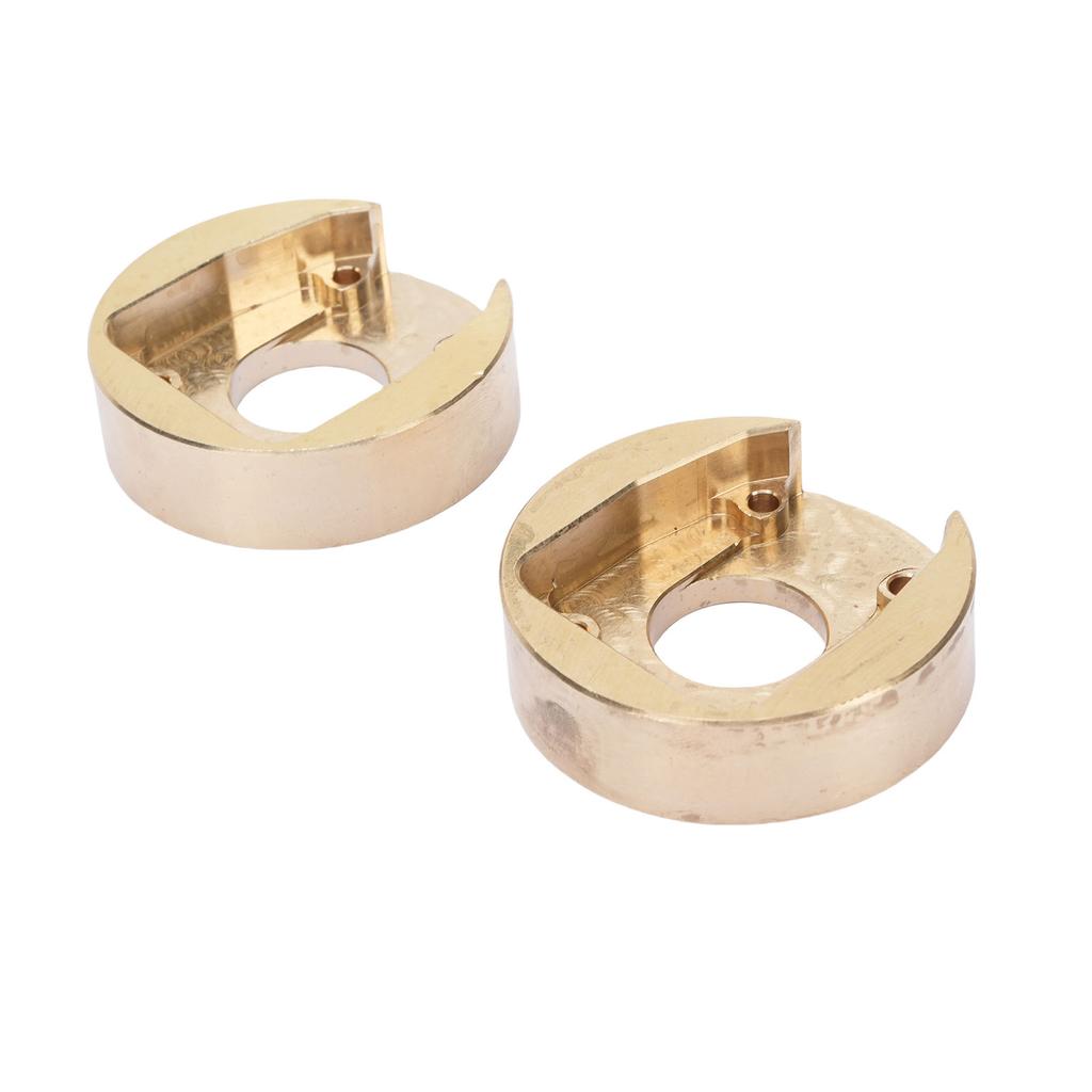 2pcs 1 8 RC Car Brass Weights Fit for Axial RC Crawler Car Counterweight Upgrade Parts Exquisite Craftsmanship