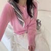 Wool Cardigan, Round-neck Long-sleeve Sweater, Anti-loose-stitch Knitted Coat, New Autumn-winter Style, Versatile for All Occasions.