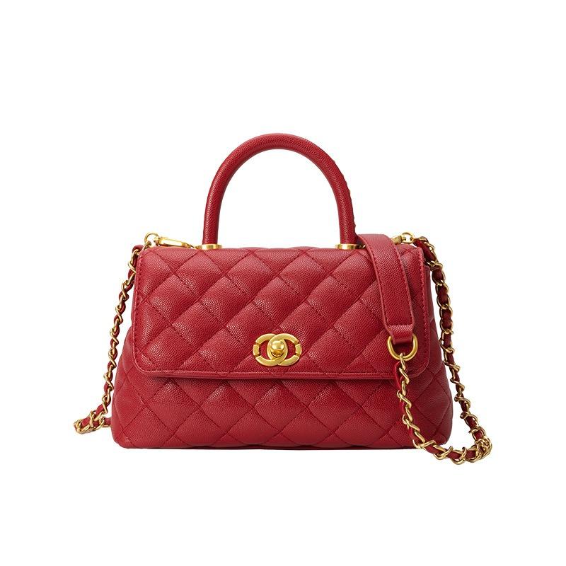 

Women s handbag large capacity shoulder messenger bag high sense lock bag fashion diamond chain bag new