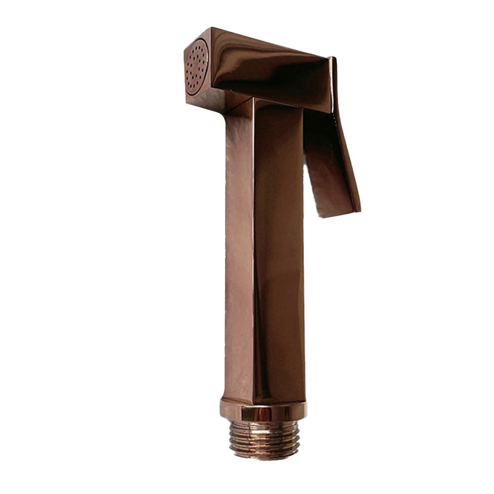 1PC Copper Toilet Sprayer High-Pressure All-Copper Toilet Bidet Sprayer With Square Nozzle For Hygiene! Bathroom Cleaning Tools