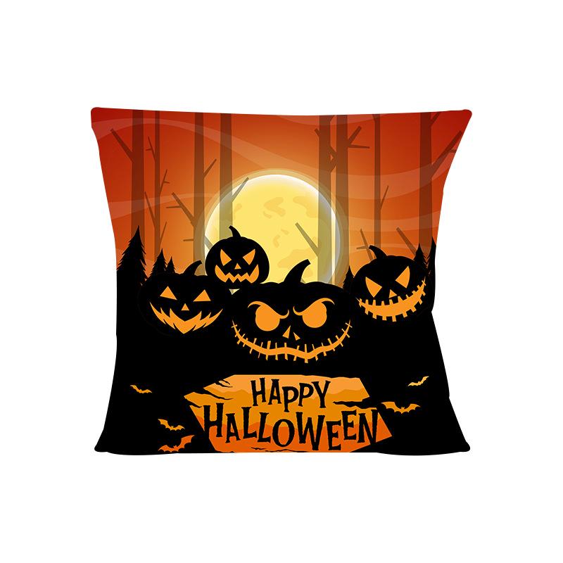 

Чехол на диванную подушку с тыквой в стиле нордического Хэллоуина 45*45cm (Single Pillow Cover)