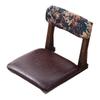 Solid Wood Bay Window Sofa Chair with Backrest - Comfortable for Long Sitting, Perfect for Balcony or Tatami.