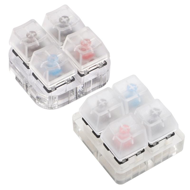 MX Switch Mechanical Switch Keychain For Keyboard Switches Tester Kit Without LED Light Toys Stress Relief Gifts