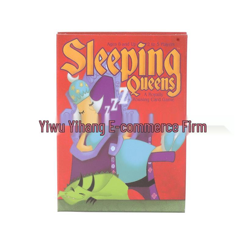 English Edition Sleeping Queens Board Game: Fun Educational Toy for Kids Board Game Cards