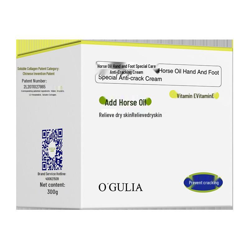 Krem przeciw pękaniu dłoni i stóp z olejem końskim - Nawilżający i odżywczy balsam