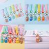 Colorful Cartoon Pvc Sheep Keychain Adorable Soft Keyring For Bags And Cars