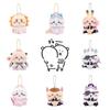 Bear Joke Angel Demon Plush Keychain Pendent Bag Charm Kid Girl Fans Keyring