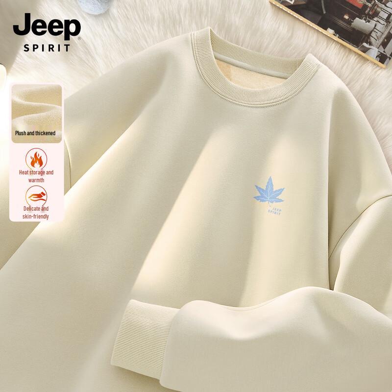 JEEP SPIRIT Men s 2025 Round Neck Sweatshirt L (175)