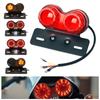 Modified Motorcycle Tail Light 12V Universal Customed Motorbikes Cafe Racer Chooper Red/Smoke Lens Led Rear Brake Stop Lamp