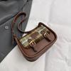 Simple casual small square bag new bag women's fashion trend shoulder bag retro personalized women's messenger bag