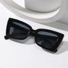 Fashion Square Women Luxury Sunglasses Retro Designer Leopard Blue Green UV400 Protection Trendy Shades