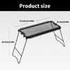 Folding Camping Table Light Weight Grill Table Cooking Grate Overfire Desk Portable Picnic Tables Easy to Clean